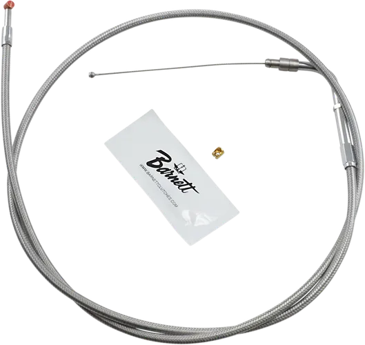 Barnett SS Clear Coated Throttle Cruise Cable 45in Plus 6