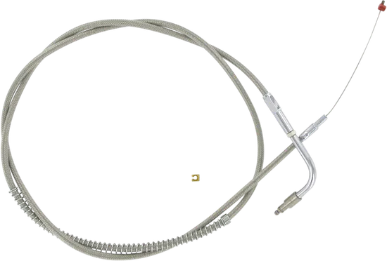 Barnett SS Clear Coated Throttle Cruise Cable 49.5in Plus 6
