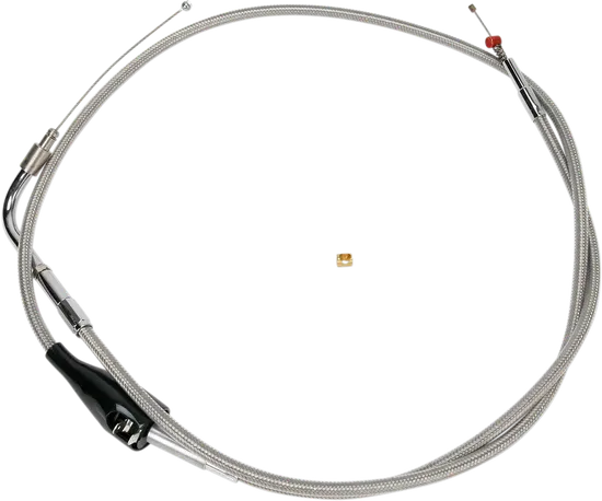 Barnett SS Clear Coated Idle Cruise Cable 31in Plus 6