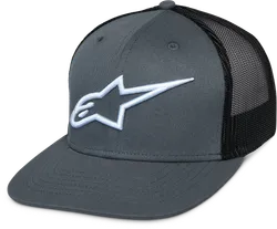 Alpinestars Adult Unisex Corp Trucker Hat One Size Grey Black