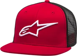 Alpinestars Adult Unisex Corp Trucker Hat One Size Red Black