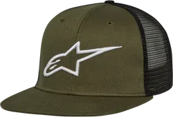 Alpinestars Adult Unisex Corp Trucker Hat One Size Green Black