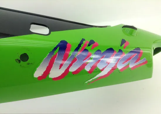 Mid Center Tail Section Rear Back Fairing 2001 Kawasaki Ninja ZX6R ZX600J 1195 5