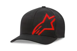 Alpinestars Adult Unisex Corporate Shift 2 Curved Brim Hat S M Black Red