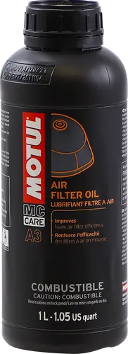 Motul Foam Air Filter Treatment Oil 1 Quart Liter 1