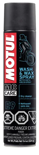 Motul E9 Wash and Wax Cleaner Protective Spray 11.4 Oz 5