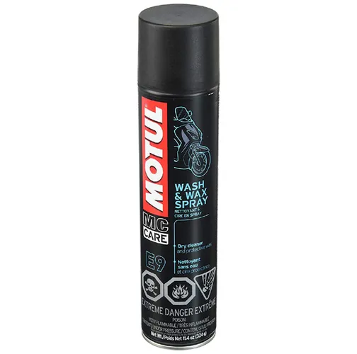 Motul E9 Wash and Wax Cleaner Protective Spray 11.4 Oz 4