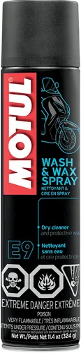 Motul E9 Wash and Wax Cleaner Protective Spray 11.4 Oz 1