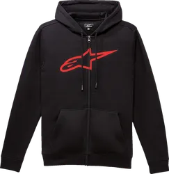 Alpinestars Adult Men Ageless 2 Zip Hoodie 2XL Black Red