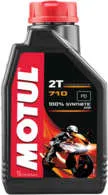 Motul 710 Synthetic 2T Injector Premix Engine Motor Oil 1 Liter Quart
