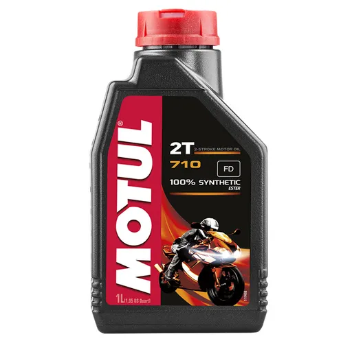 Motul 710 Synthetic 2T Injector Premix Engine Motor Oil 1 Liter Quart
