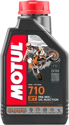Motul 710 Synthetic 2T Injector Premix Engine Motor Oil 1 Liter Quart