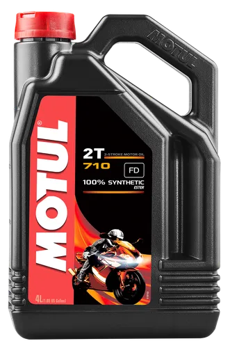 Motul 710 Synthetic 2T Injector Premix Engine Motor Oil 4 Liter 1 Gallon