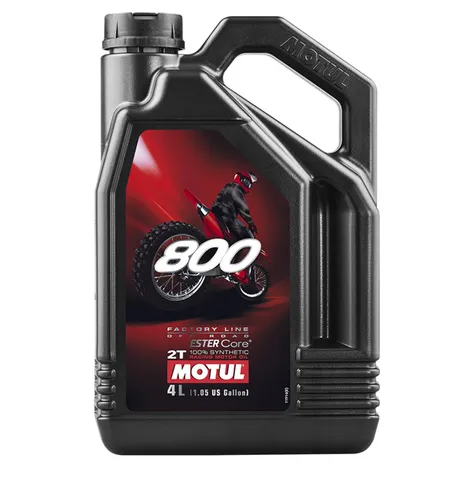 Motul 800 2T Off Road Synthetic Engine Motor Oil 4 Liter 1 Gallon