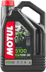 Motul 5100 4T Synthetic Blend 10W30 Motor Engine Oil 4 Liter 1 Gallon
