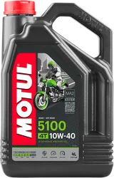 Motul 5100 4T Synthetic Blend 10W40 Motor Engine Oil 4 Liter 1 Gallon