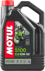 Motul 5100 4T Synthetic Blend 10W50 Motor Engine Oil 4 Liter 1 Gallon