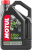 Motul 5100 4T Synthetic Blend 10W50 Motor Engine Oil 4 Liter 1 Gallon