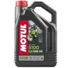 Motul 5100 4T Synthetic Blend 10W50 Motor Engine Oil 4 Liter 1 Gallon