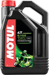 Motul 5100 4T Synthetic Blend 15W50 Motor Engine Oil 4 Liter 1 Gallon 3