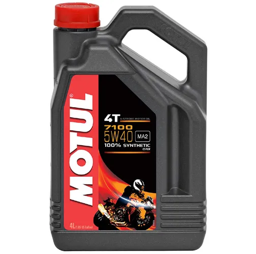 Motul 7100 4T 5W40 Synthetic Motor Engine Oil 4 Liter 1 Gallon