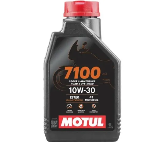 Motul 7100 4T 10W30 Synthetic Motor Engine Oil 1 Liter Quart 5
