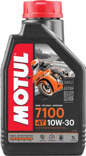 Motul 7100 4T 10W30 Synthetic Motor Engine Oil 1 Liter Quart 2