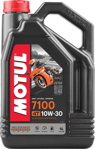 Motul 7100 4T 10W30 Synthetic Motor Engine Oil 4 Liter 1 Gallon