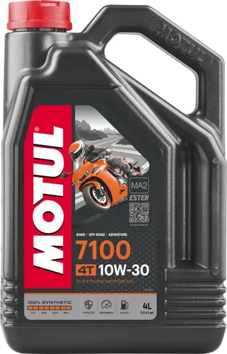 Motul 7100 4T 10W30 Synthetic Motor Engine Oil 4 Liter 1 Gallon