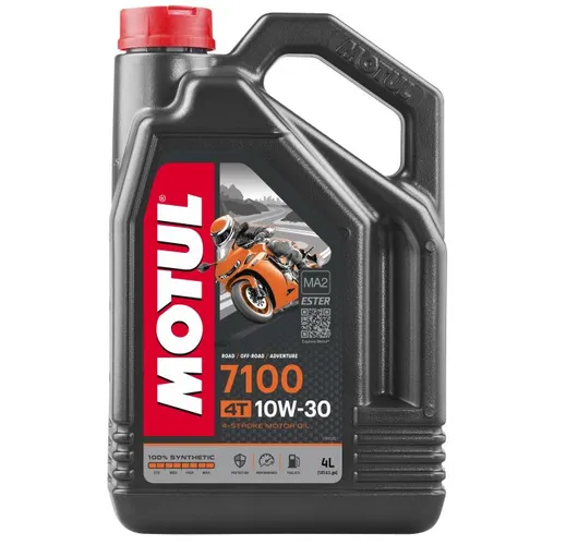 Motul 7100 4T 10W30 Synthetic Motor Engine Oil 4 Liter 1 Gallon