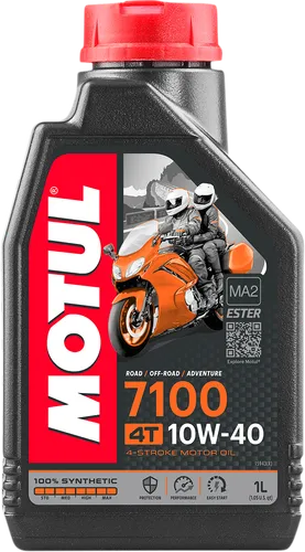 Motul 7100 4T 10W40 Synthetic Motor Engine Oil 1 Liter Quart 1