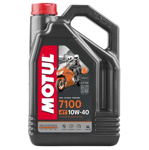 Motul 7100 4T 10W40 Synthetic Motor Engine Oil 4 Liter 1 Gallon