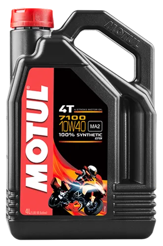 Motul 7100 4T 10W40 Synthetic Motor Engine Oil 4 Liter 1 Gallon