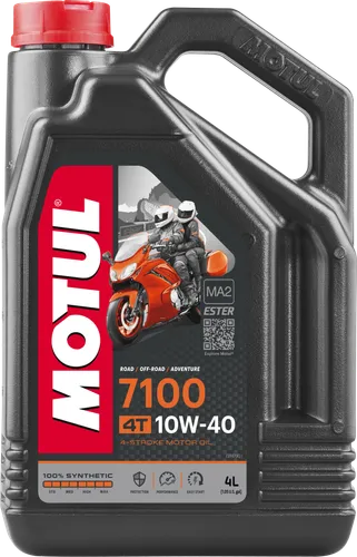 Motul 7100 4T 10W40 Synthetic Motor Engine Oil 4 Liter 1 Gallon