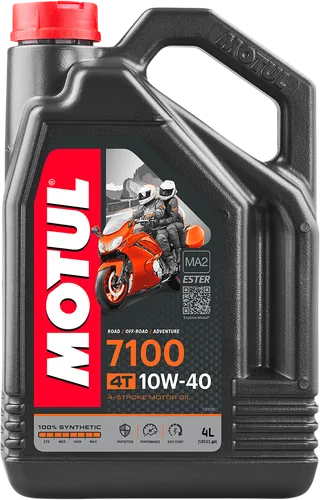 Motul 7100 4T 10W40 Synthetic Motor Engine Oil 4 Liter 1 Gallon