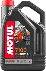 Motul 7100 4T 10W40 Synthetic Motor Engine Oil 4 Liter 1 Gallon