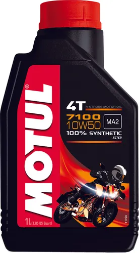 Motul 7100 4T 10W50 Synthetic Motor Engine Oil 1 Liter Quart