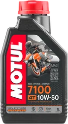 Motul 7100 4T 10W50 Synthetic Motor Engine Oil 1 Liter Quart