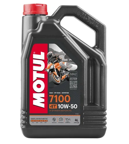Motul 7100 4T 10W50 Synthetic Motor Engine Oil 4 Liter 1 Gallon