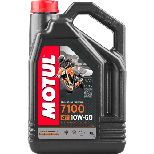 Motul 7100 4T 10W50 Synthetic Motor Engine Oil 4 Liter 1 Gallon