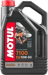Motul 7100 4T 10W50 Synthetic Motor Engine Oil 4 Liter 1 Gallon