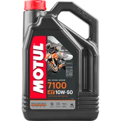 Motul 7100 4T 10W50 Synthetic Motor Engine Oil 4 Liter 1 Gallon