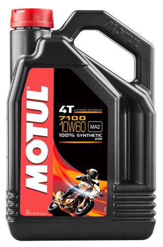 Motul 7100 4T 10W60 Synthetic Motor Engine Oil 4 Liter 1 Gallon