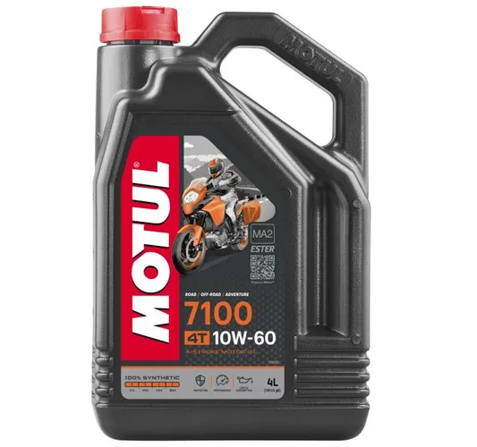 Motul 7100 4T 10W60 Synthetic Motor Engine Oil 4 Liter 1 Gallon