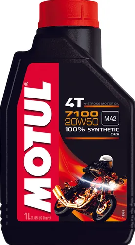 Motul 7100 4T 20W50 Synthetic Motor Engine Oil 1 Liter Quart