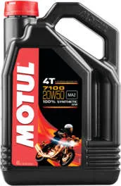 Motul 7100 4T 20W50 Synthetic Motor Engine Oil 4 Liter 1 Gallon