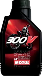 Motul 300V 5W40 Road Racing Synthetic Ester Engine Motor Oil 1 Liter Quart