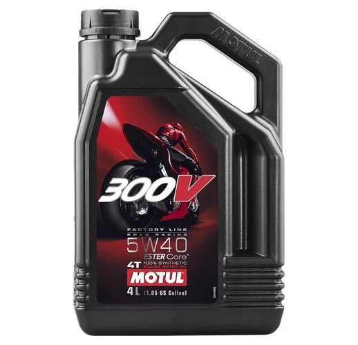 Motul 300V 5W40 Road Racing Synthetic Ester Engine Motor Oil 4 Liter 1 Gallon 4