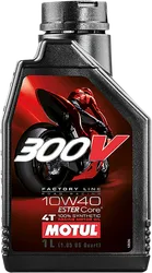 Motul 300V 10W40 Road Racing Synthetic Ester Engine Motor Oil 1 Liter