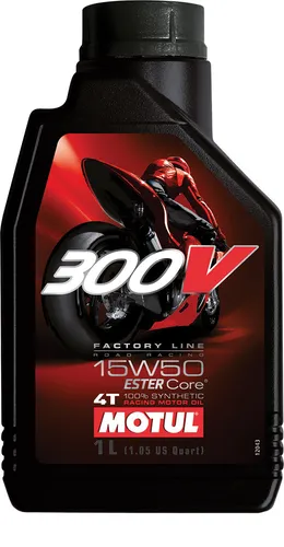 Motul 300V 15W50 Road Racing Synthetic Ester Engine Motor Oil 1 Liter
